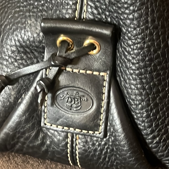 DOONEY BOURKE BLACK PEBBLED LEATHER HOBO - Picture 7 of 16